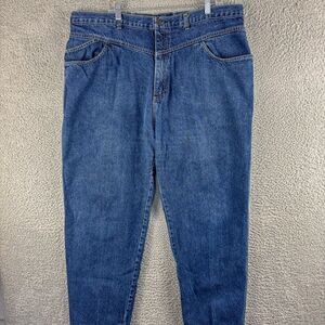 VINTAGE Cap Ferrat Jeans Womens 26R Mom High Rise Dark Wash Denim USA Made 41x28